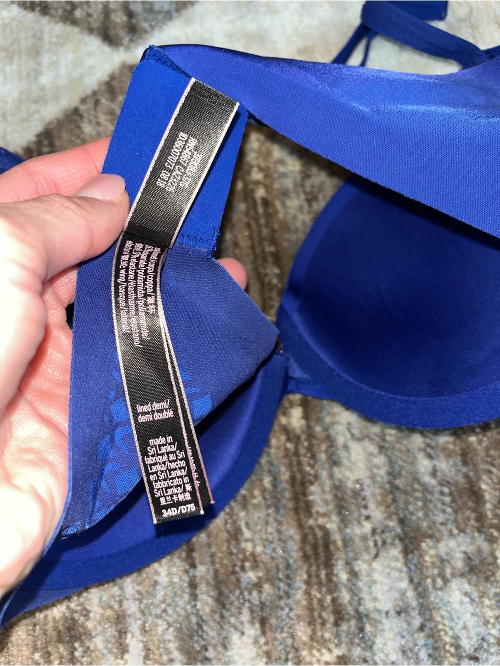 Victoria’s Secret Demi Bra Royal Blue - Picture 2 of 2